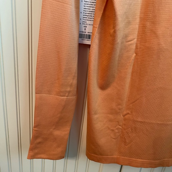 NWT - Lululemon - Women's Swiftly Tech LS 2.0 - Monarch Orange - Sizes: 8 & 10 - Picture 6 of 14
